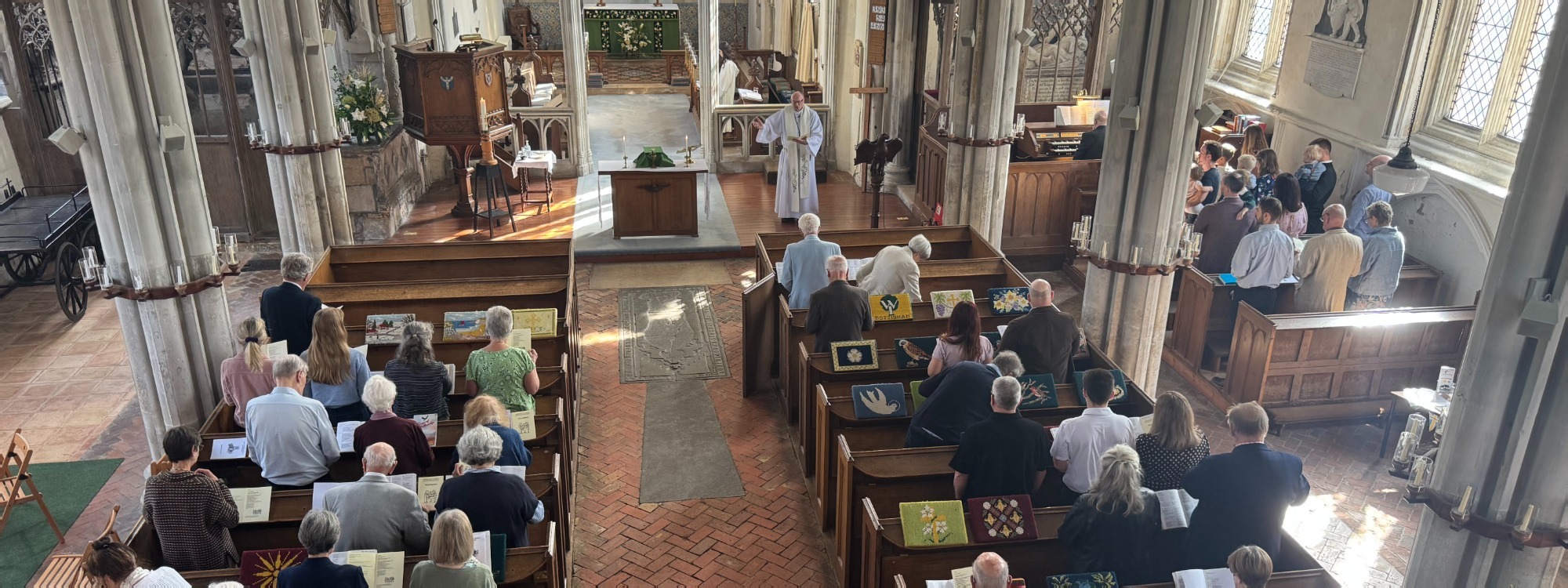 Welcome*We'd love to welcome you at a service*Learn More